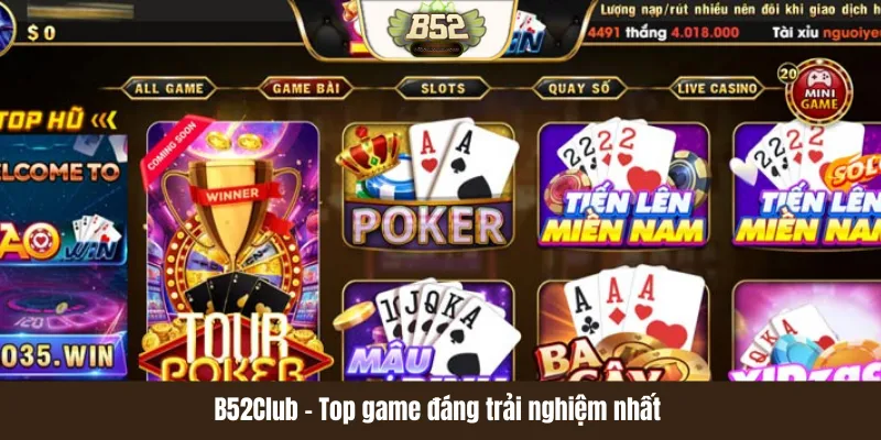 B52Club - Top game đáng trải nghiệm nhất B52Club - Top game đáng trải nghiệm nhất