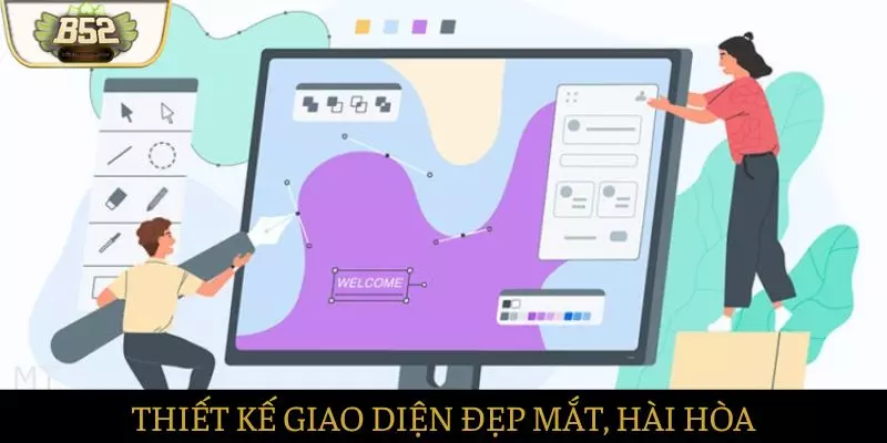 Giao diện người dùng đẹp mắt, hài hòa