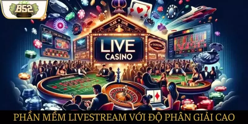 Phần mềm livestream với độ phân giải cao